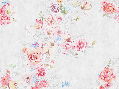 Фотообои FLEUR DE LYS 1, FASHION, Factura Фотообои FLEUR DE LYS 1, FASHION, Factura